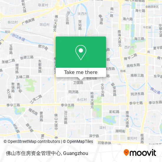 佛山市住房资金管理中心 map