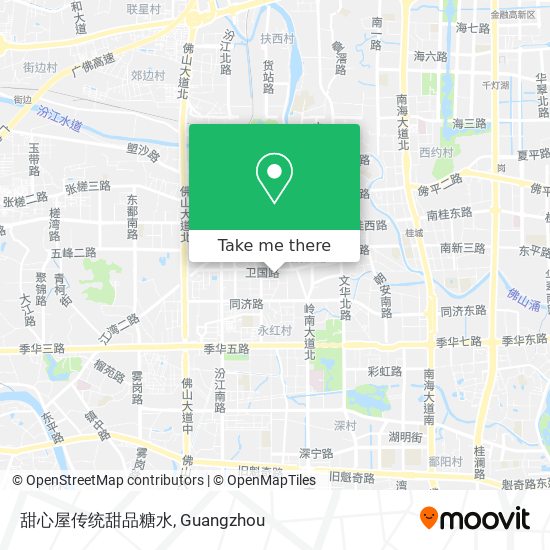 甜心屋传统甜品糖水 map