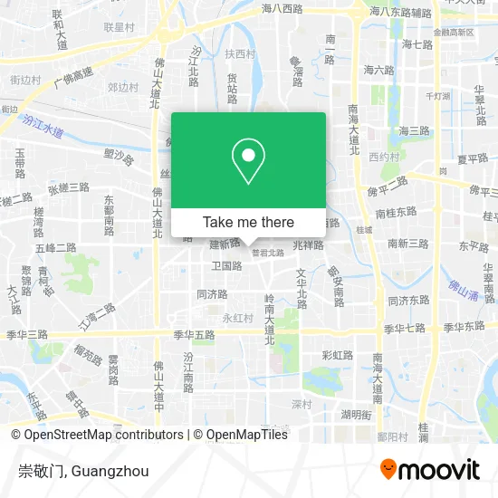 崇敬门 map