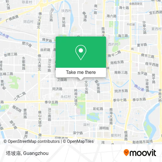 塔坡庙 map