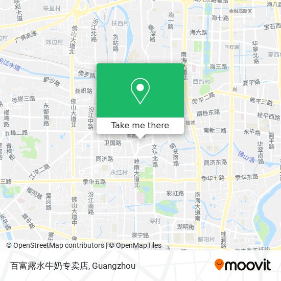 百富露水牛奶专卖店 map