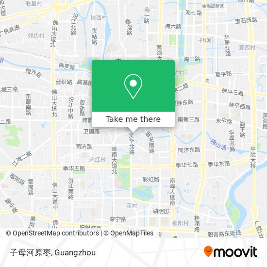 子母河原枣 map