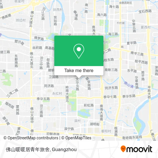 佛山暖暖居青年旅舍 map