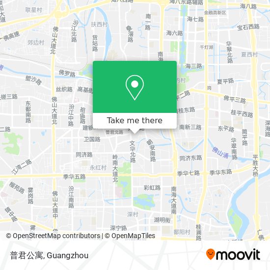 普君公寓 map