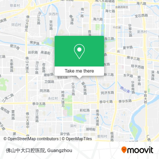 佛山中大口腔医院 map