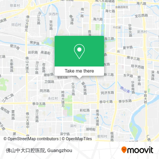 佛山中大口腔医院 map