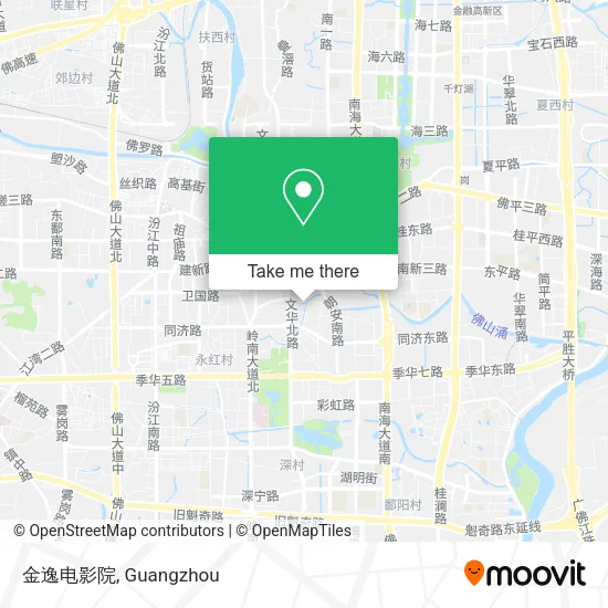 金逸电影院 map