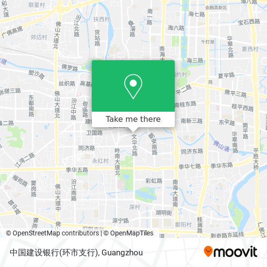 中国建设银行(环市支行) map