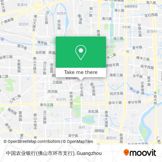 中国农业银行(佛山市环市支行) map