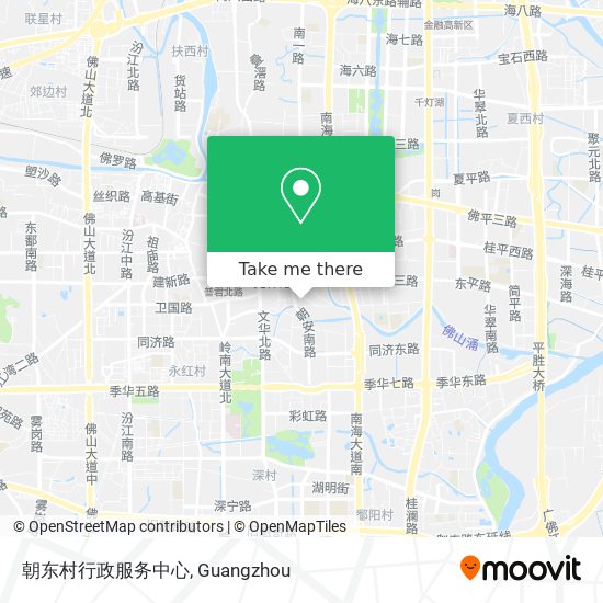 朝东村行政服务中心 map