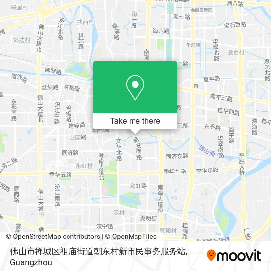 佛山市禅城区祖庙街道朝东村新市民事务服务站 map