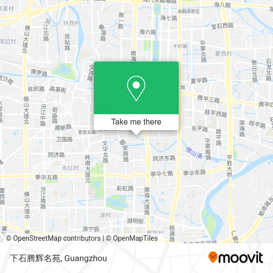 下石腾辉名苑 map