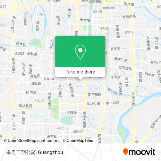 果房二期公寓 map