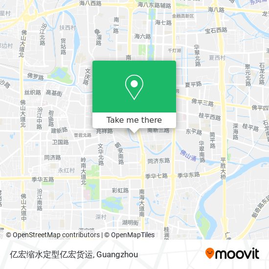 亿宏缩水定型亿宏货运 map