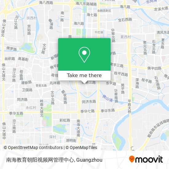 南海教育朝阳视频网管理中心 map