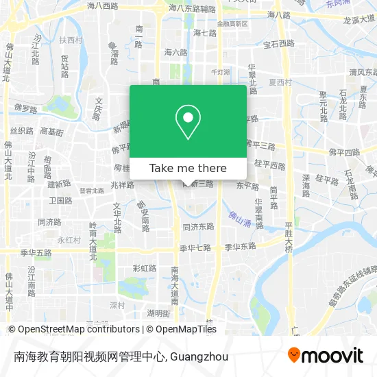 南海教育朝阳视频网管理中心 map