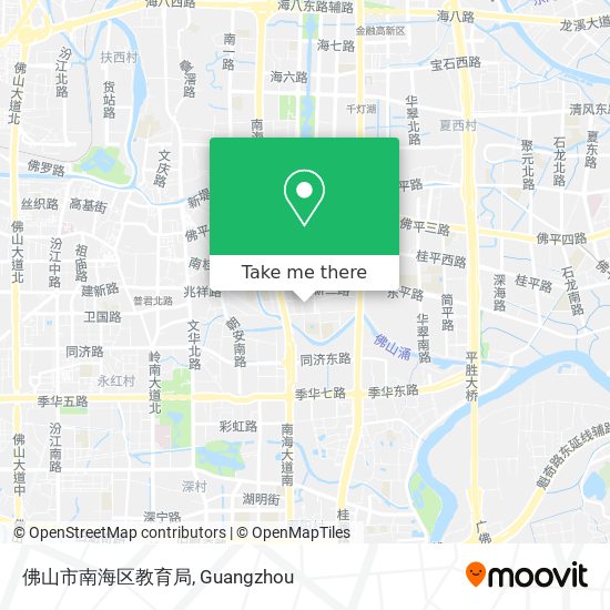 佛山市南海区教育局 map