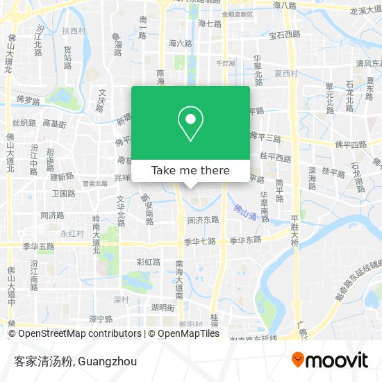 客家清汤粉 map