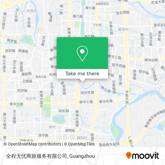 全程无忧商旅服务有限公司 map