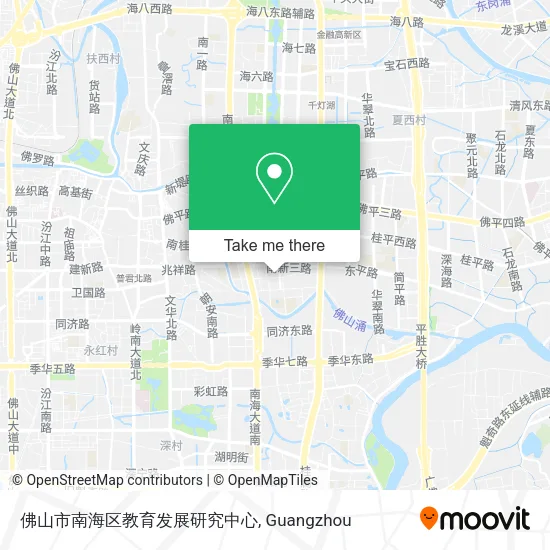 佛山市南海区教育发展研究中心 map