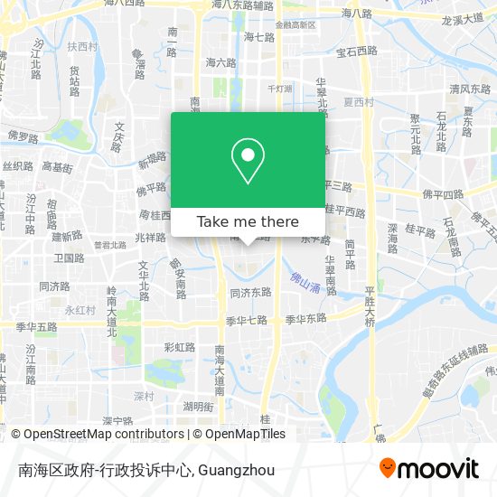 南海区政府-行政投诉中心 map