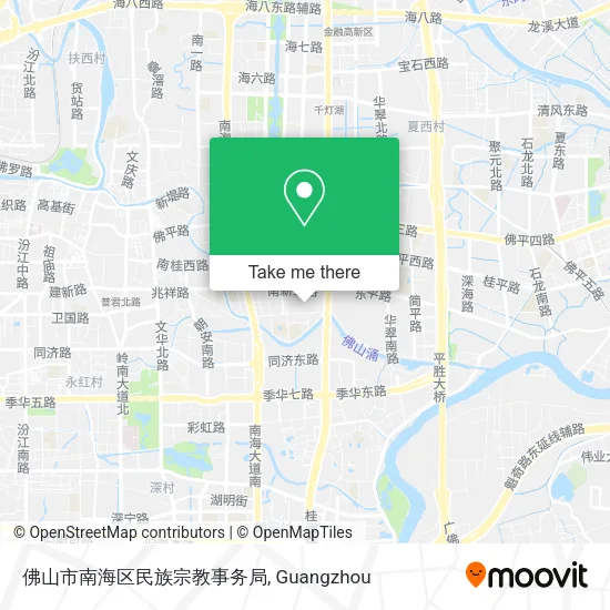 佛山市南海区民族宗教事务局 map
