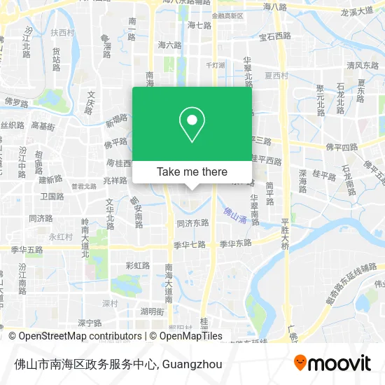 佛山市南海区政务服务中心 map