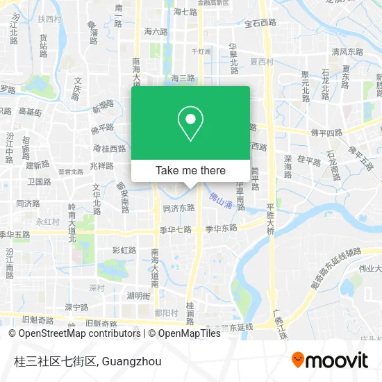 桂三社区七街区 map