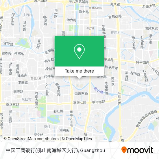 中国工商银行(佛山南海城区支行) map