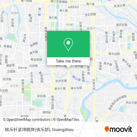 棋乐轩桌球棋牌(俱乐部) map