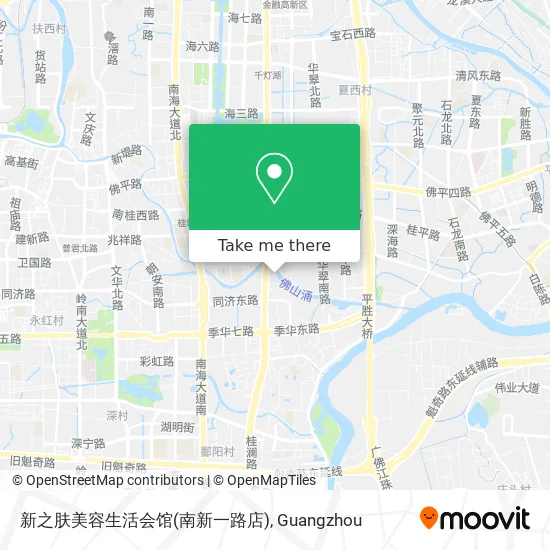 新之肤美容生活会馆(南新一路店) map