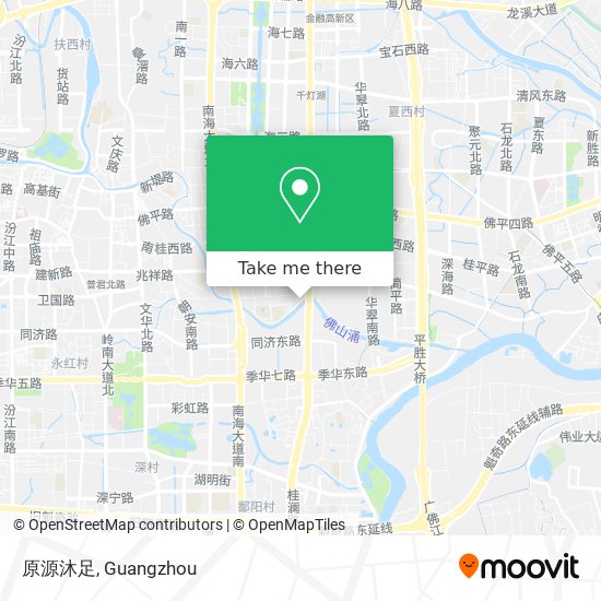原源沐足 map