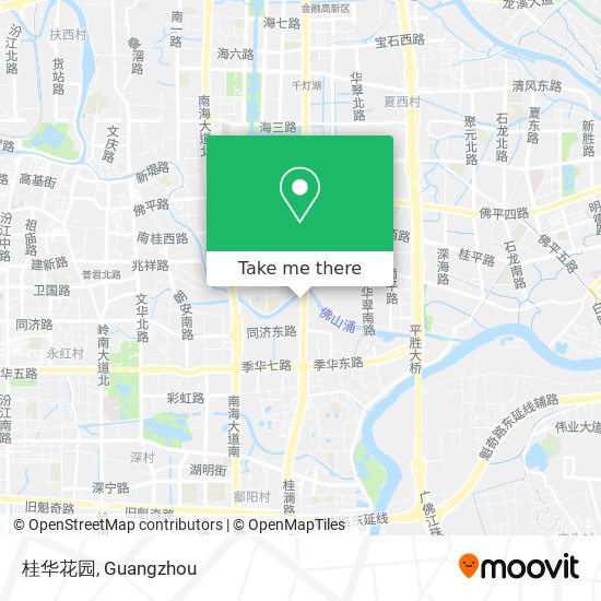 桂华花园 map