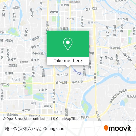 地下铁(天佑六路店) map