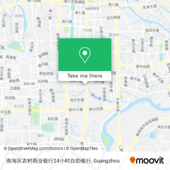 南海区农村商业银行24小时自助银行 map