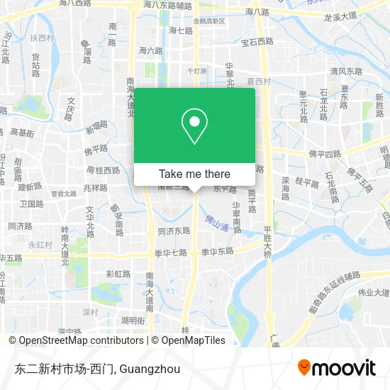 东二新村市场-西门 map