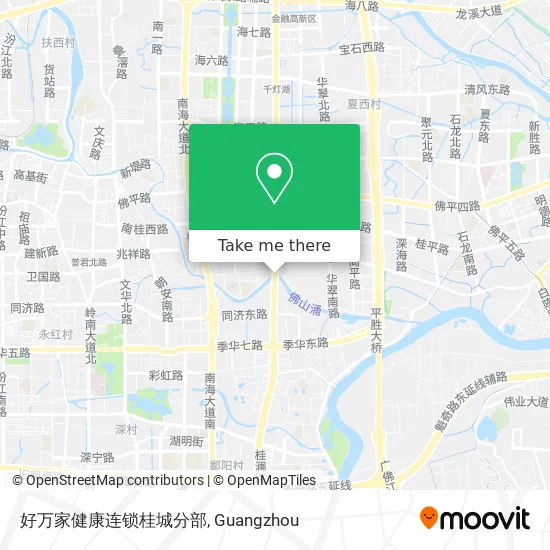 好万家健康连锁桂城分部 map