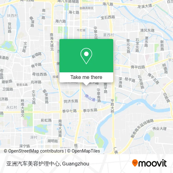 亚洲汽车美容护理中心 map