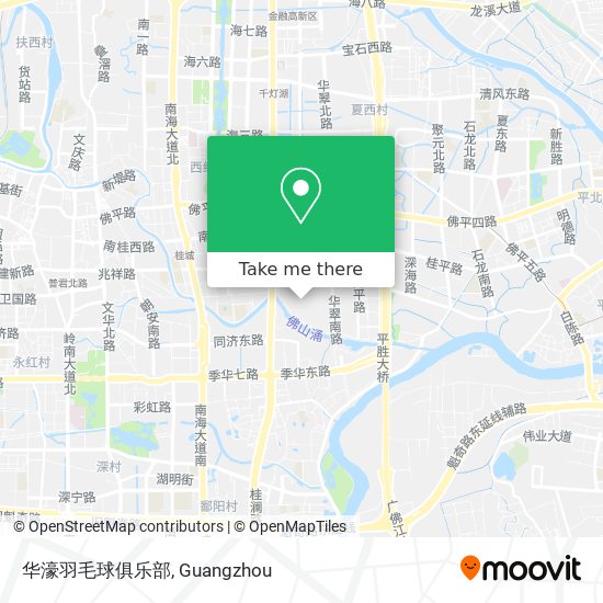 华濠羽毛球俱乐部 map