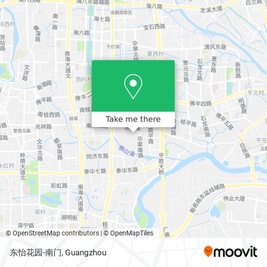 东怡花园-南门 map