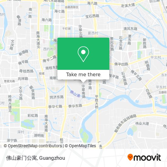 佛山豪门公寓 map