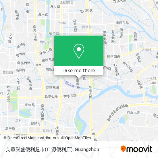 芙蓉兴盛便利超市(广源便利店) map