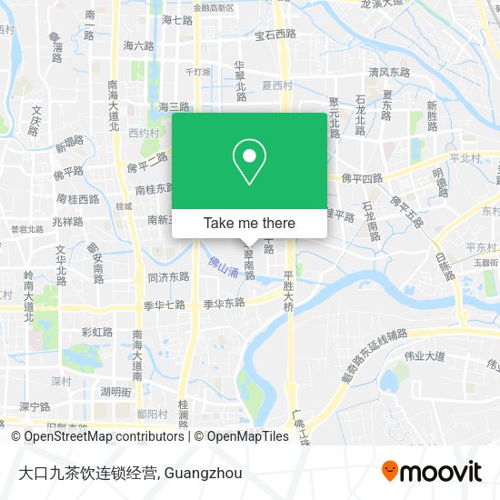 大口九茶饮连锁经营 map