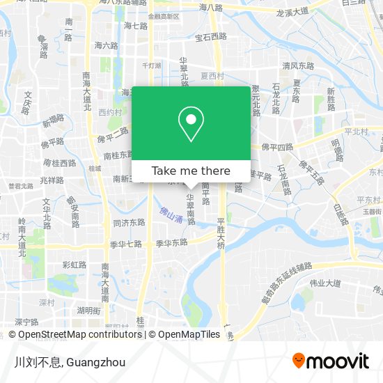 川刘不息 map