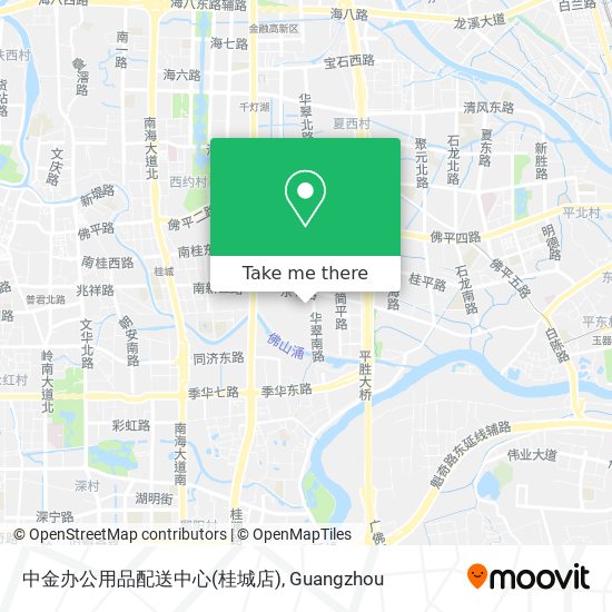 中金办公用品配送中心(桂城店) map