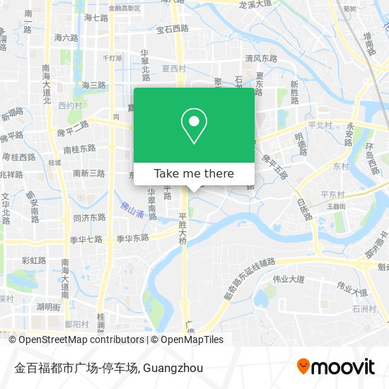 金百福都市广场-停车场 map