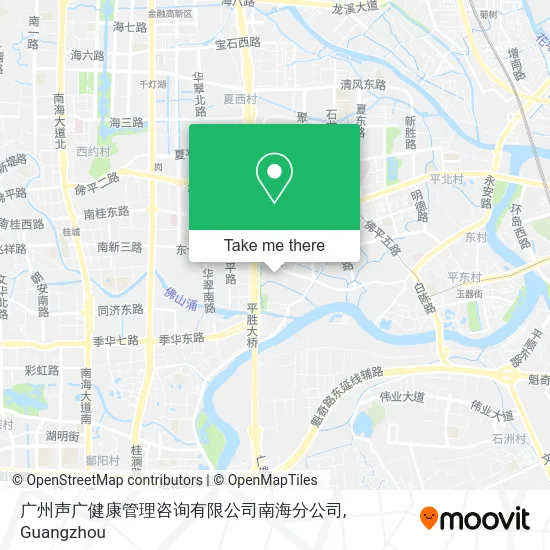 广州声广健康管理咨询有限公司南海分公司 map