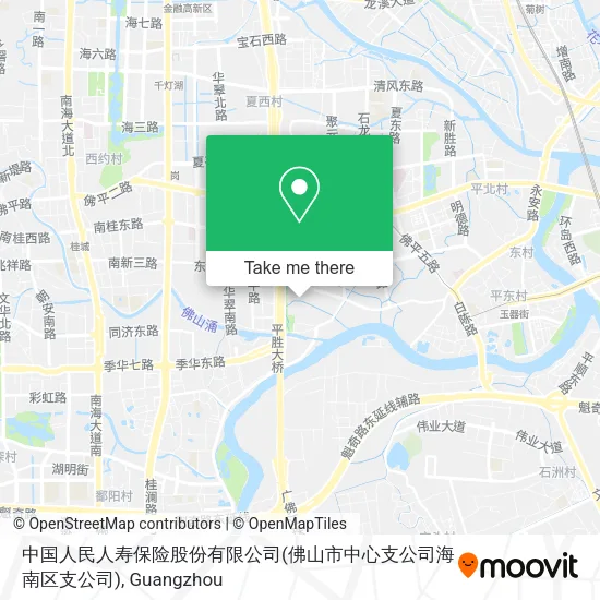 中国人民人寿保险股份有限公司(佛山市中心支公司海南区支公司) map