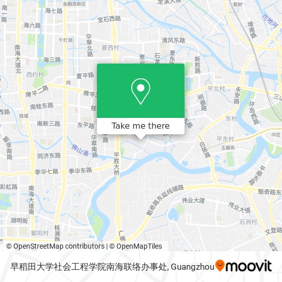 早稻田大学社会工程学院南海联络办事处 map