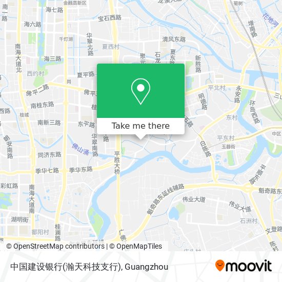 中国建设银行(瀚天科技支行) map